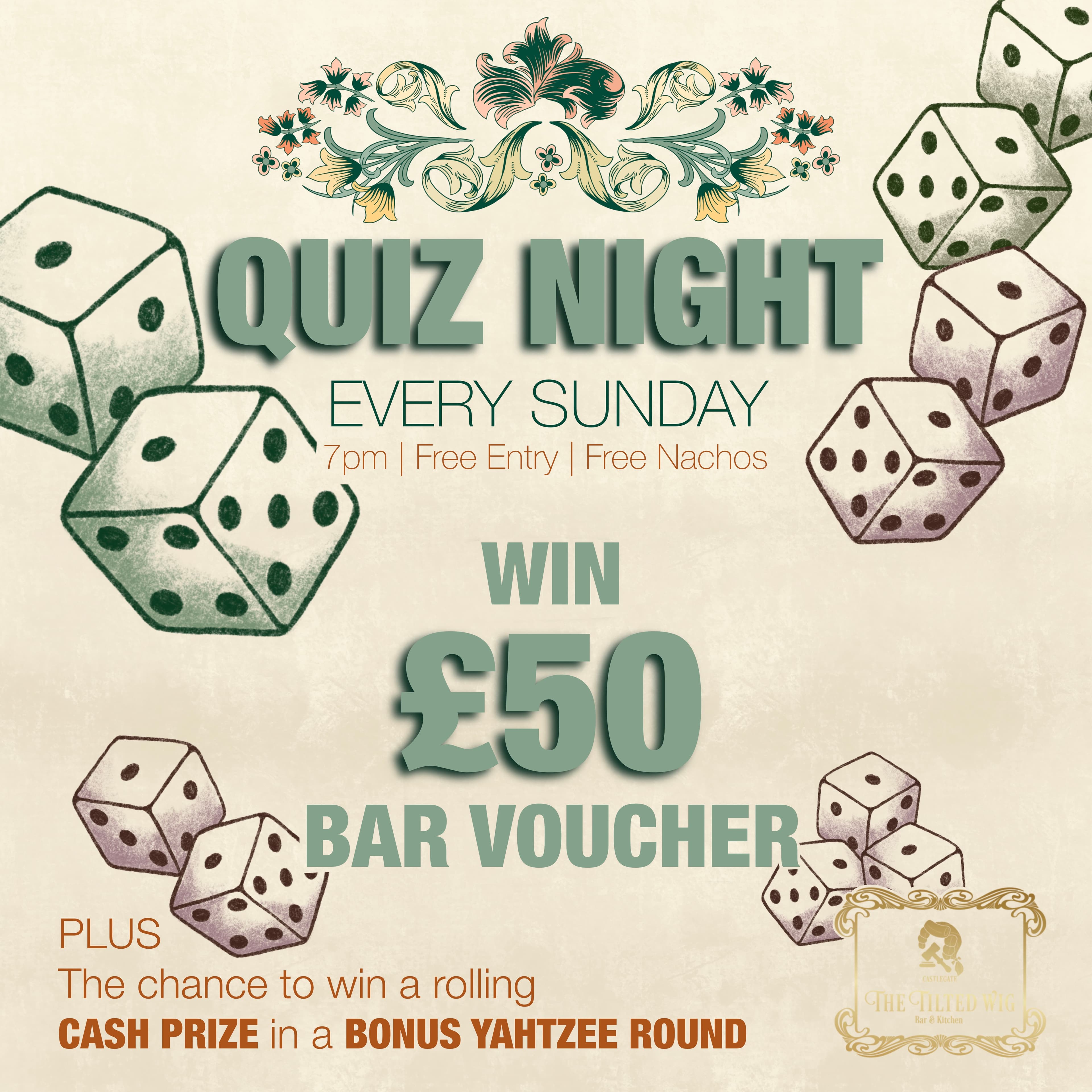 Sunday Quiz Night at The Tilted Wig